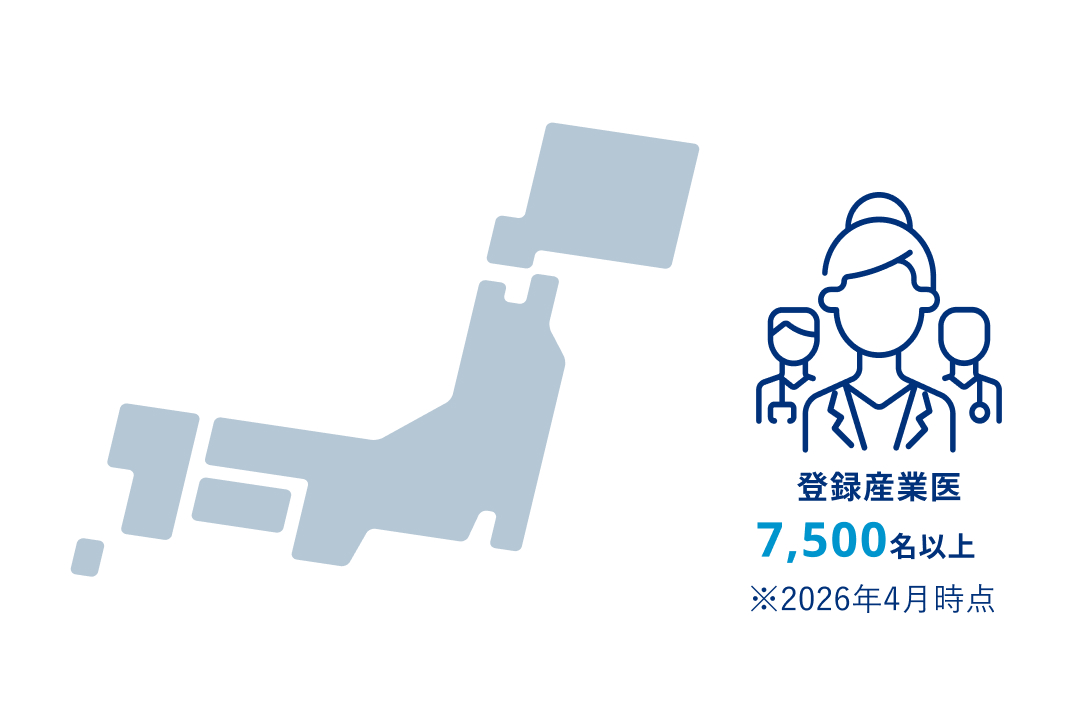 業界トップクラスの登録医師数